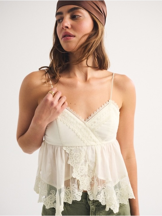 Abercrombie & Fitch Tops - Abercrombie & Fitch Lace Cami Top